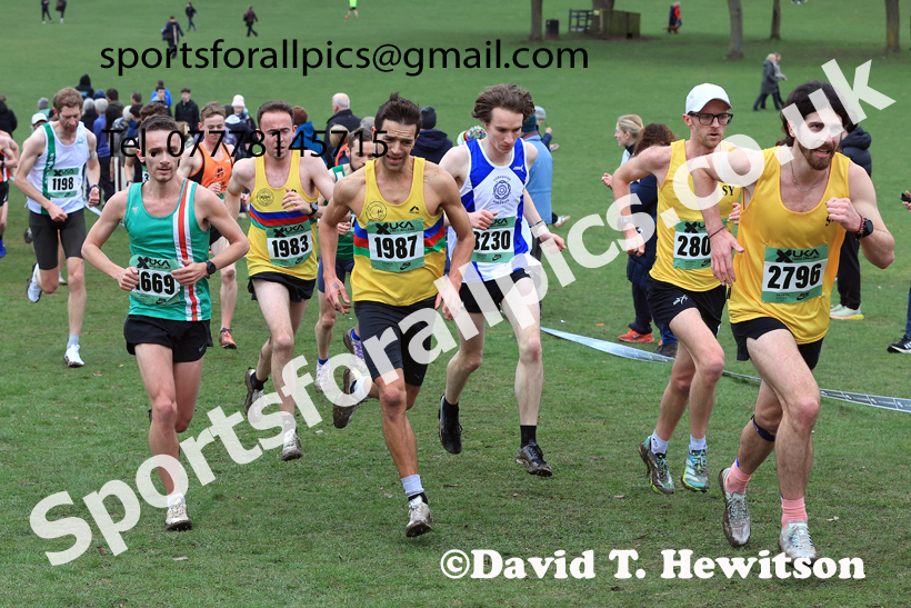 Senior Mens 2026 UK CAU Inter Counties Cross Country, Wollaton Park, Nottingham. Photo: David T. Hewitson/Sports for All Pics